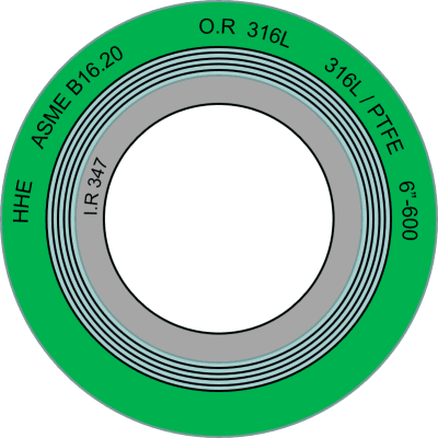 *SPIRAL WOUND GASKET [4" 300#]