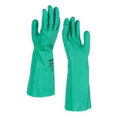 Kimberly Clark 94445 Green Nitrile Chemical Resistant Reusable Gloves