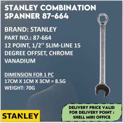 STANLEY 87-664 COMBINATION SPANNER