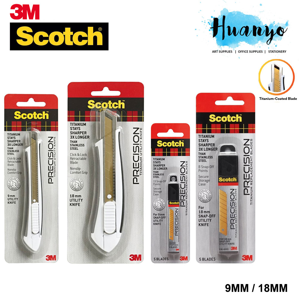 Titanium Utility Knife Brand: 3M Scotch Size: 9mm