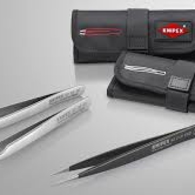 KnipexTWEEZERS WITH EXCHANGEABLE TIPS ESD