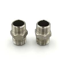 ss316 1" bspt x 1" npt male nipple  