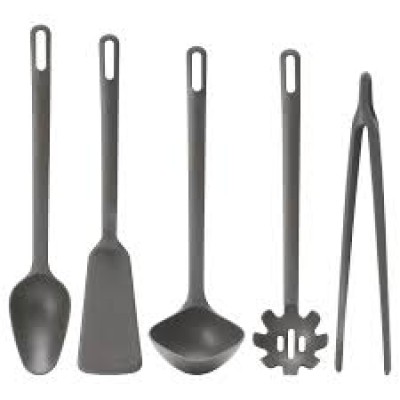 IKEA, FULLNDAD 5-piece kitchen utensil set, grey