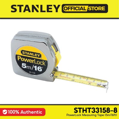 Stanley 5m 16ft PowerLock Measuring Tape STHT33158-8