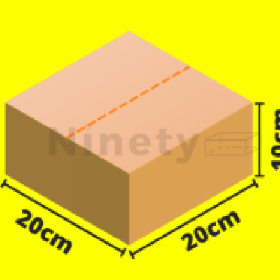[WM EAST COAST] KOTAK, PAPER BOX 20CM X 20CM X 10CM