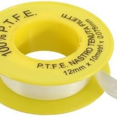 RS PRO White PTFE Tape [12m x 12mm x 0.075mm]