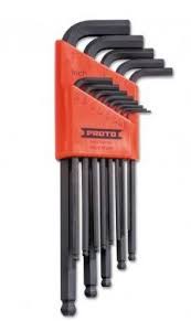 PROTO 13 PC ROUND HEAD HEX KEY SET - IMPERIAL P  /  N:J4995