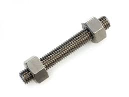 STUD BOLT C  /  W 2 NUTS - 2.5" X 16.25" LG