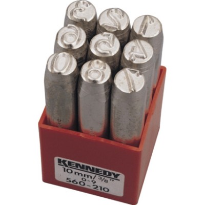 KENNEDY NUMBER PUNCHES (SET OF 9) 3.0 mm