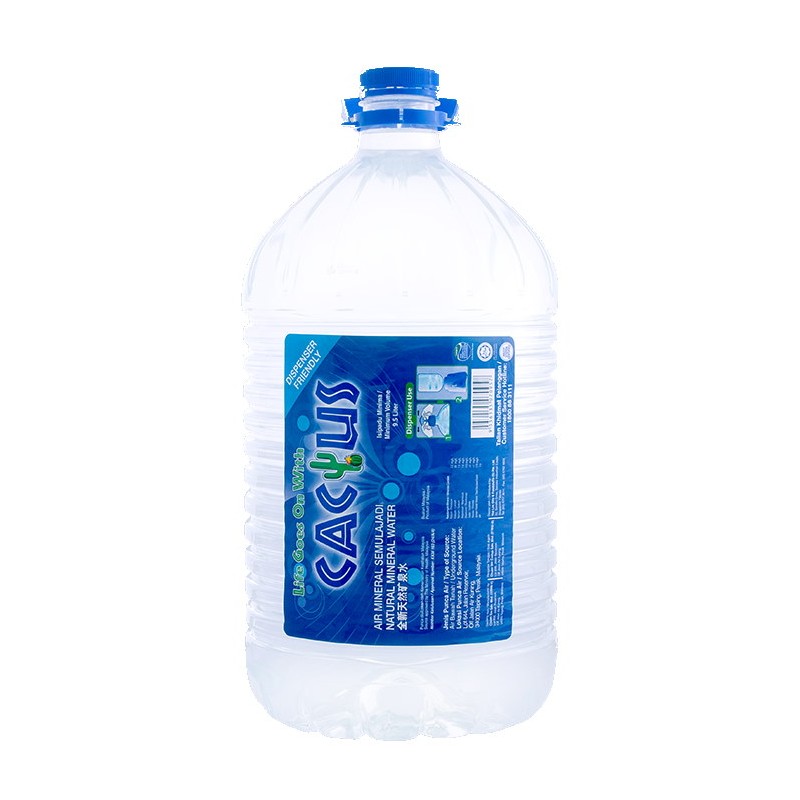 CACTUS NATURAL MINERAL WATER 9.5L x 2