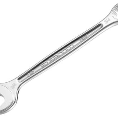 FACOM 440.9 16 Satin Chrome Combination Spanner, 9 16 In 9 16in