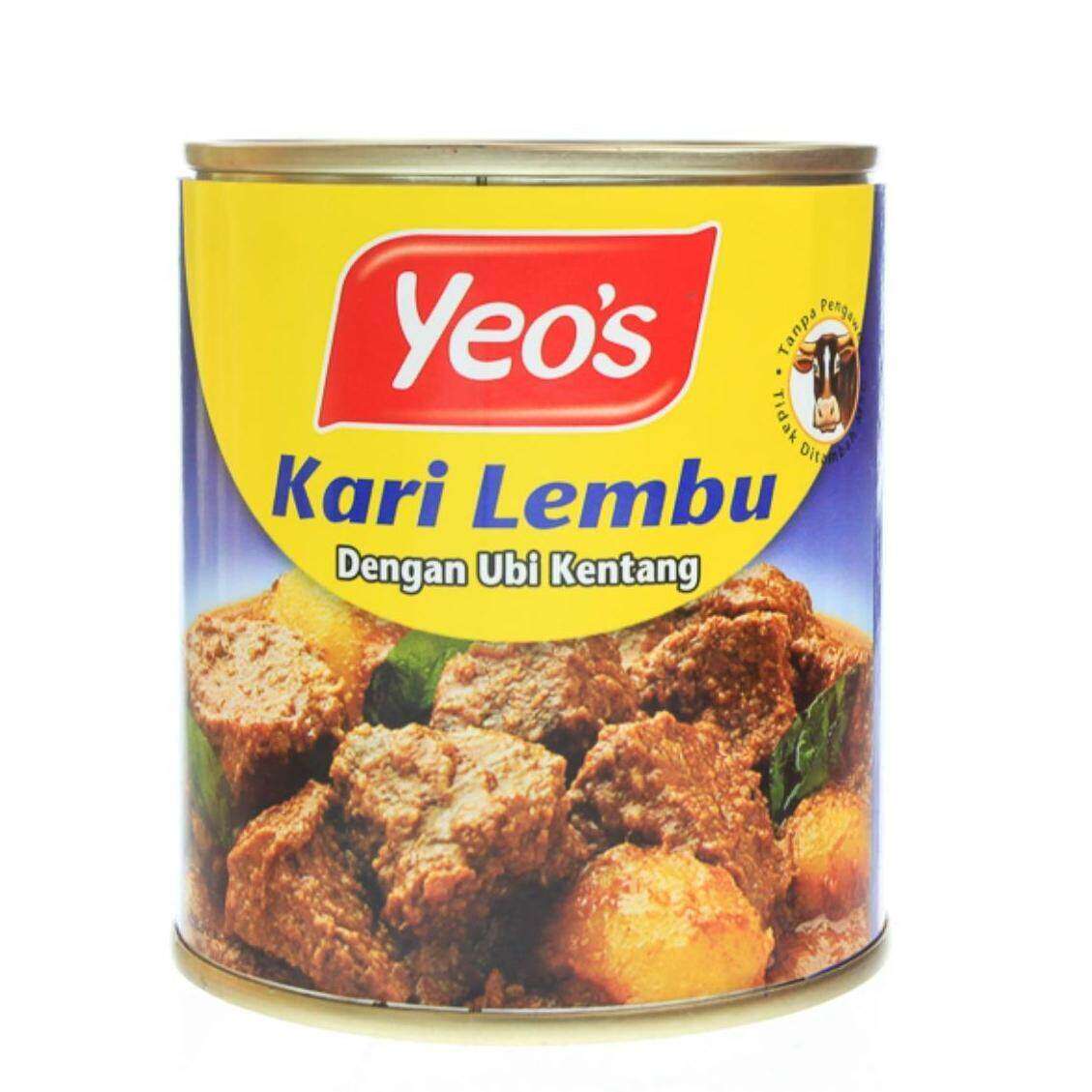 Yeo's Beef Curry With Potatoes (285g x 24 Can) Carton