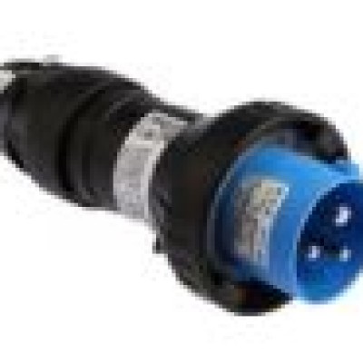 CEAG IP66, Blue Cable Mount 2P+E Power Connector Plug ATEX, Rated at 16A, 240V Male