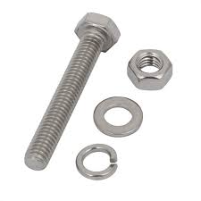 HEX BOLT & NUT A2-70 M6 X 40MM