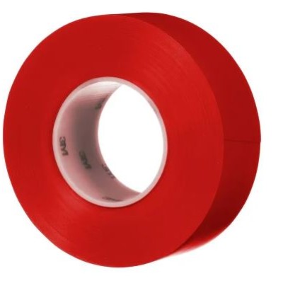 *3M 971 Red Vinyl 32.9m Floor Tape, 0.43mm Thickness