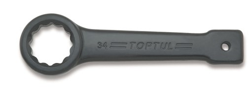 TOPTUL 50mm x 253mmL Slogging Ring Wrench (Black)