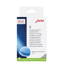 JURA 3- phase cleaning tablet (6 Tablets  /  box)