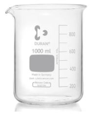 DURAN Low Form Beaker 1000ml      /      1L with Spout