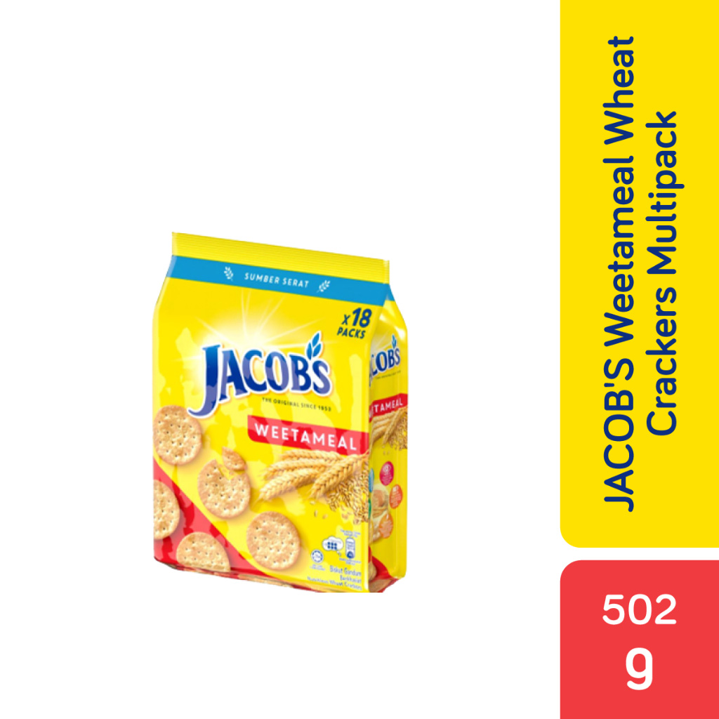 Jacob's Cracker Multipack, Weetameal 502g