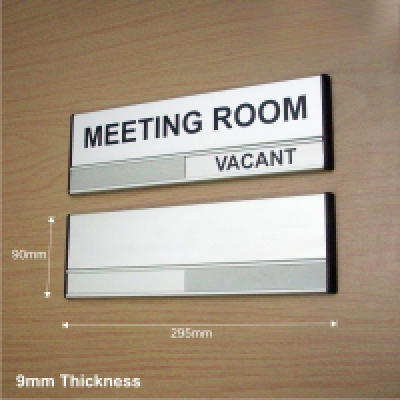 Aluminium Slider Meeting Room Boardroom Exam Waiting Room Door Sign