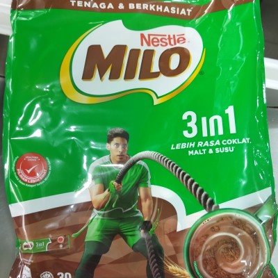 Milo 3 in 1, 30'S (33g x 30) [Limited to within Miri, Sarawak]