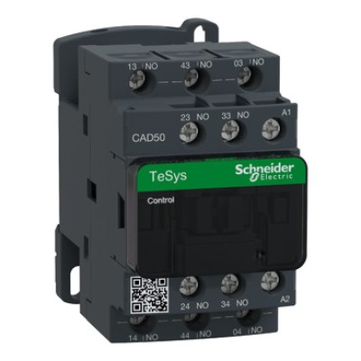 Schneider Electric TeSys D control relay - 5 NO - <= 690 V - 220 V AC standard coil - CAD50M7