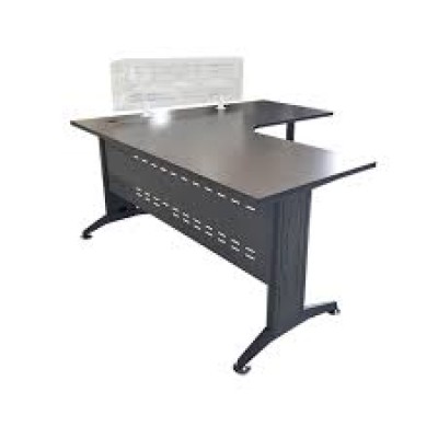 L-SHAPED METAL FRAME DESK 1600mm