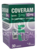 COVERAM 5MG      /      10MG TABLET 30's (PERINDOPRIL      /      AMLODIPINE)