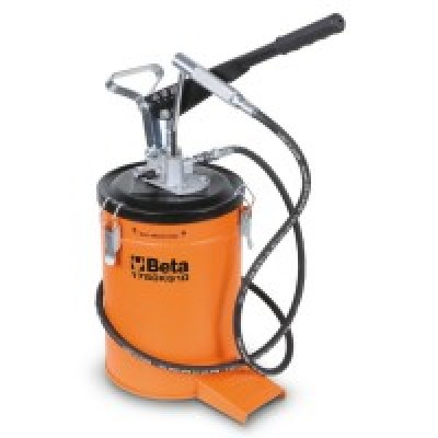 Beta Tools 017500100 1750KG10 Lever-Operated Grease Gun, 10 kg, with High-Pressure Hose, 2 m