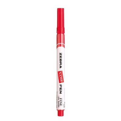 ZEBRA NAME PEN (FINE-OIL BASE) Marker -RED