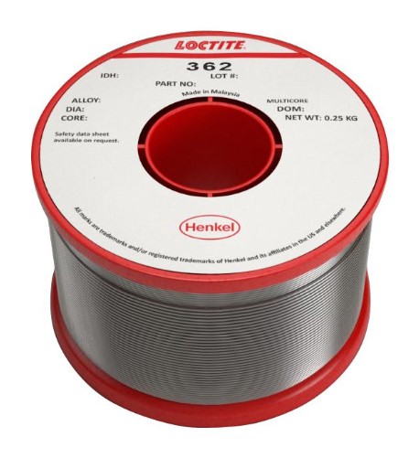 D624 250G REEL Solder Wire, 60      /      40, 0.56mm Diameter, 183°C to 188°C, 250g