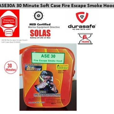 ASE30A 30 Minute Soft Case Fire Escape Smoke Hood