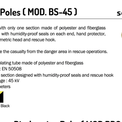 SOFAMEL RESCUE POLES