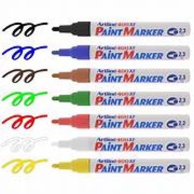 Artline 400XF Paint Marker 2.3MM White YELLOW BLUE  GREEN BLACK ORANGE PINK