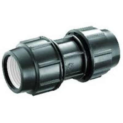 HDPE STRAIGHT COUPLER, 25MM