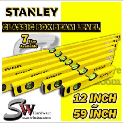 STANLEY WATER LEVEL RULER 16"