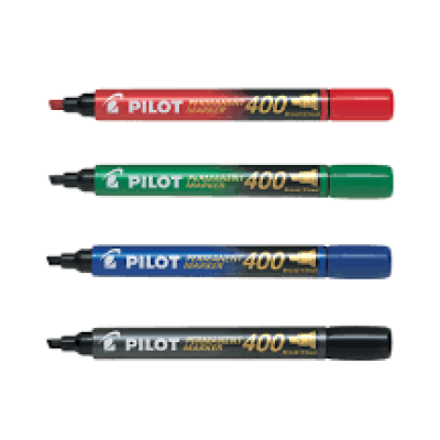 PILOT 400 PERMANENT MARKER PEN [GREEN]