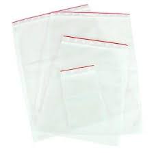 HEAVY DUTY PLASTIC GRIP SEAL BAGS 12” x 18”