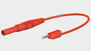 Adapter lead, red  /  black; 30 V AC  /  60 V DC AK205  /  405-BK