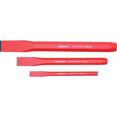 Kennedy Cold Chisel Set, 150mm 200mm 250mm, 3 Piece - KEN5057160K