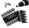 HANDRILL ADAPTER BOLT 14 PCS POWER NUT BOLT DRIVER DRILL TOOLS BITS ADAPTER 1      /      4"" HEX SHANK SOCKET