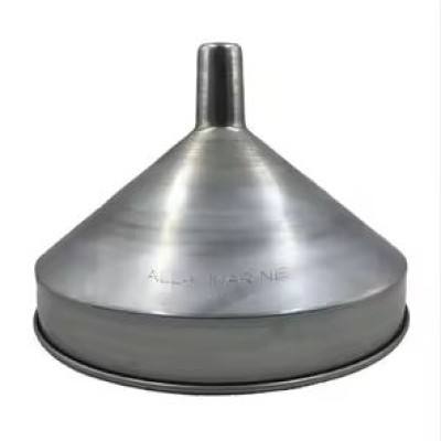 FUNNEL, TIN PLATED FUNNEL, 6"