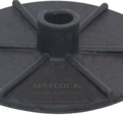 *Matlock Post Support Base, Post Base, Black