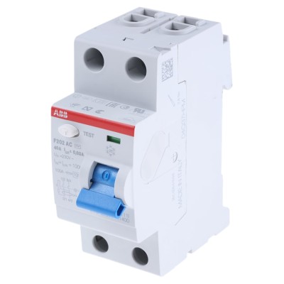 ABB RCCB F202 AC-25 0.01 (10mA) IEC | 2 POLE (2P)