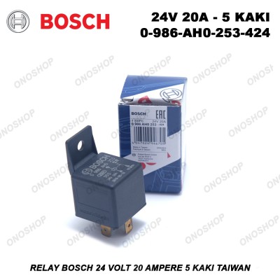 Bosch Universal Relay 24V 5 Pin 20A - 0986 AH0 253