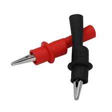 Clamp-type test clip, red  /  black; 1000 V CAT III SKPS-4