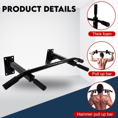 Vigor Fitness Wall Mounted Pull Up Bar Chin Up Bar