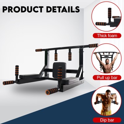 Vigor Fitness 2-In-1 Wall Mounted Pull Up Bar