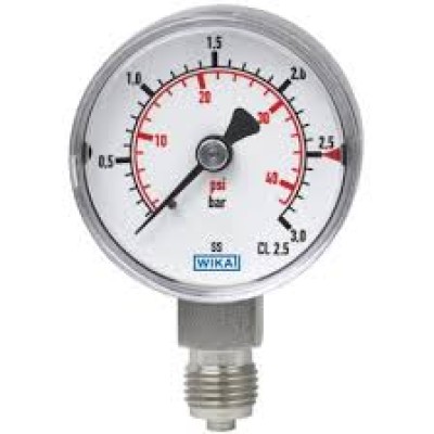 Wika Bourdon Tube Pressure Gauges