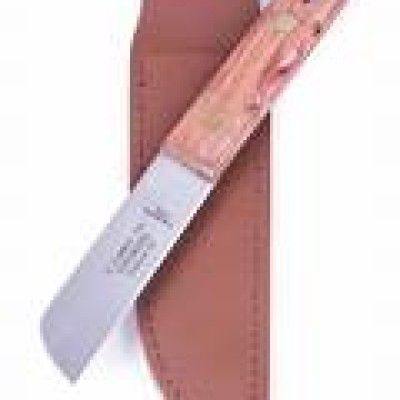 KNIFE, RIGGERS KNIFE C W LEATHER SHEATH